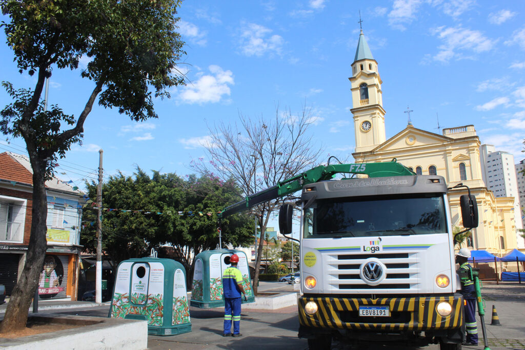 Instalação do PEV no Largo da Matriz de Nossa Senhora do Ó 